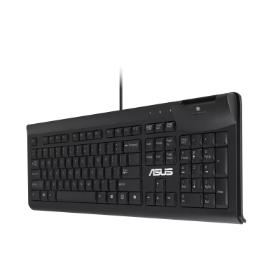 Asus KU100 | Smart Card Keyboard | Wired | US | Black