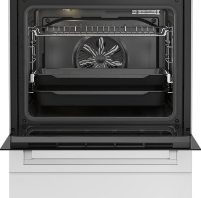 BEKO Cooker | FBM62330GWDTN | Hob type Gas | Oven type Electric | White | Width 60 cm | Grilling | LED | Depth 60 cm | 72 L