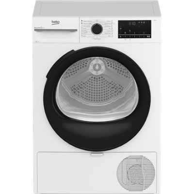 BEKO | Dryer Machine with Heat Pump | BM3T49230W | Energy efficiency class E | Front loading | 9 kg | Digital | Depth 60.7 cm | White