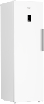 BEKO | Freezer | B3RMFNE314W | Energy efficiency class E | Upright | Free standing | Height 186.5 cm | Total net capacity 286 L | No Frost system | Display | White