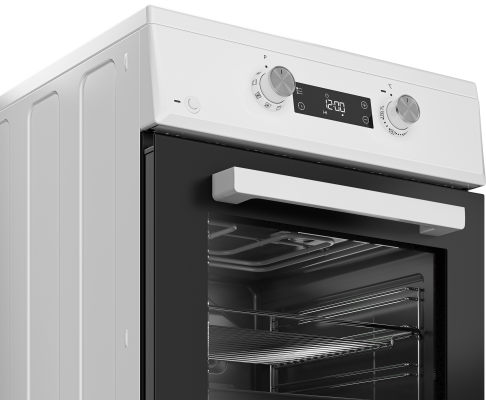 BEKO Cooker | FSM59305WDT | Hob type Induction | Oven type Electric | White | Width 50 cm | Grilling | Depth 60 cm | 60 L