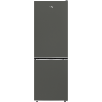 BEKO Refrigerator | B3RCNA344HG | Energy efficiency class E | Free standing | Combi | Height 179.6 cm | No Frost system | Fridge net capacity 209 L | Freezer net capacity 92 L | Display | 37 dB | Grey