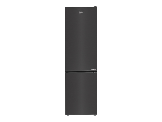 BEKO Refrigerator | B5RCNA405HXBR1 | Energy efficiency class D | Free standing | Combi | Height 203.5 cm | No Frost system | Fridge net capacity 249 L | Freezer net capacity 106 L | Display | 36 dB | Black