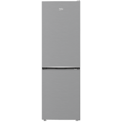BEKO Refrigerator | B1RCNA364XB | Energy efficiency class E | Free standing | Combi | Height 186.5 cm | No Frost system | Fridge net capacity 210 L | Freezer net capacity 106 L | 37 dB | Grey