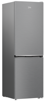 BEKO Refrigerator | B1RCNA364XB | Energy efficiency class E | Free standing | Combi | Height 186.5 cm | No Frost system | Fridge net capacity 210 L | Freezer net capacity 106 L | 37 dB | Grey