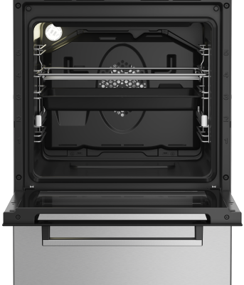 BEKO Cooker | FSM52321DXDT | Hob type Gas | Oven type Electric | Stainless Steel | Width 50 cm | Grilling | Depth 60 cm | 60 L