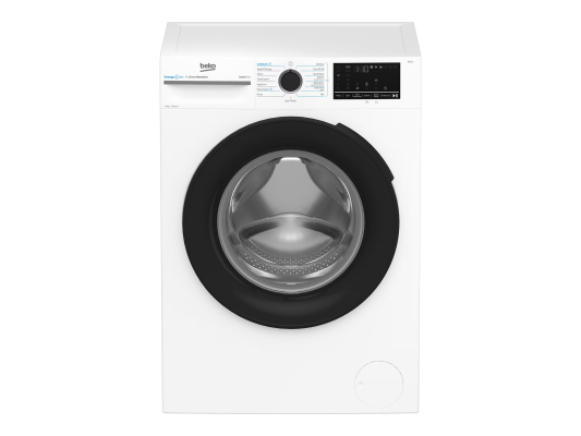 BEKO Washing Machine | BM3WFSU49415WB | Energy efficiency class A | Front loading | Washing capacity 9 kg | 1400 RPM | Depth 55 cm | Width 60 cm | Display | Digital | Steam function | White