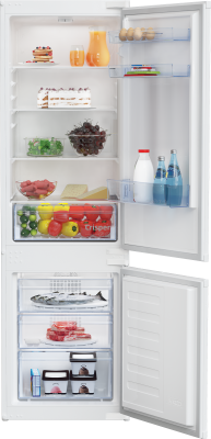 BEKO Refrigerator | BCHA275K41SN | Energy efficiency class E | Built-in | Combi | Height 177.5 cm | No Frost system | Fridge net capacity 193 L | Freezer net capacity 69 L | 38 dB | White