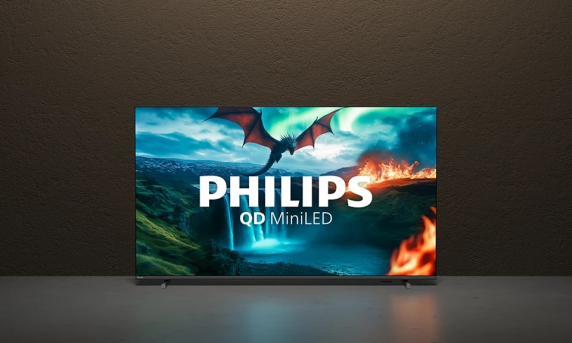Philips QD MiniLED 4K TV | 55MLED820 / 12 | 55 | Smart TV | TITAN OS | Black