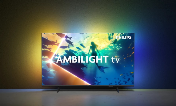 Philips 4K Ambilight TV | 65PUS8010 / 12 | 65 | Smart TV | TITAN OS | UHD | Black
