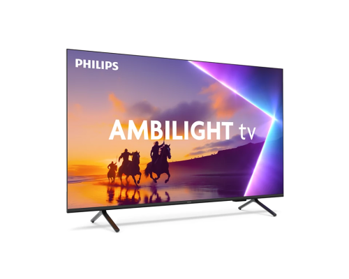 Philips QLED 4K Ambilight TV | 85PUS8510 / 12 | 85 | Smart TV | TITAN OS | UHD | Black
