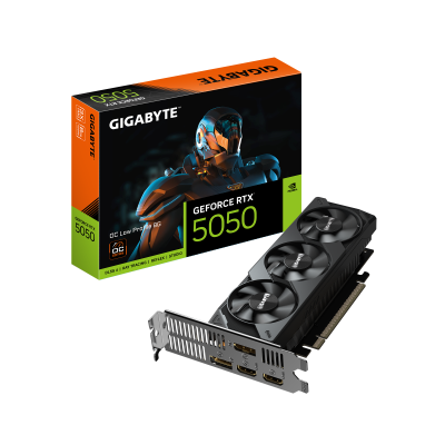 Gigabyte GeForce RTX 5050 OC Low Profile 8G | NVIDIA | 8 GB | GeForce RTX 5050 | GDDR6 | HDMI ports quantity 2 | PCI-E 5.0