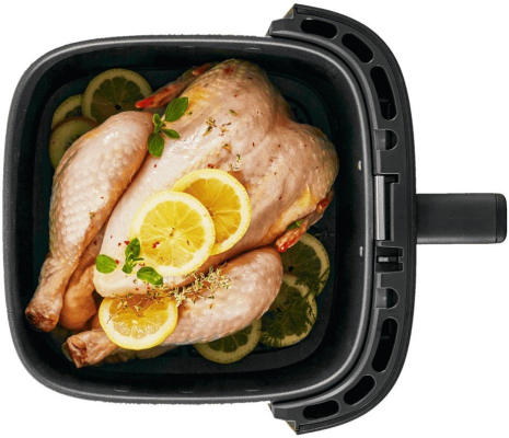 TEFAL Air Fryer | Easy Fry Silence EY551HE0 | Power 1650 W | Capacity 5 L | Gray