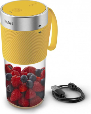 TEFAL | Blender | BL1C0230 LightMix On the Go | Tabletop | Jar material Tritan | Jar capacity 0.3 L | Yellow / Transparent