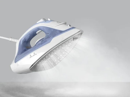 TEFAL Steam Iron | FV2C41E0 Virtuo | Steam Iron | 2000 W | Water tank capacity 240 ml | Continuous steam 27 g / min | Steam boost performance 120 g / min | Blue / White