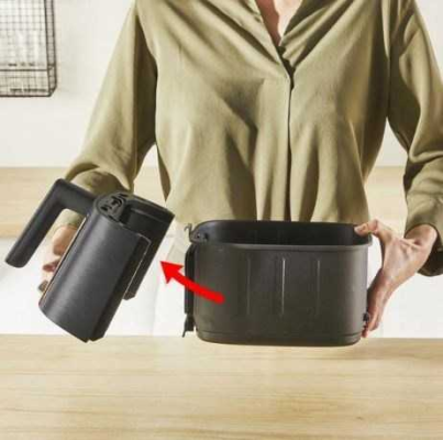 TEFAL Hot air fryer | EY5568E0 | Capacity 5 L | Black