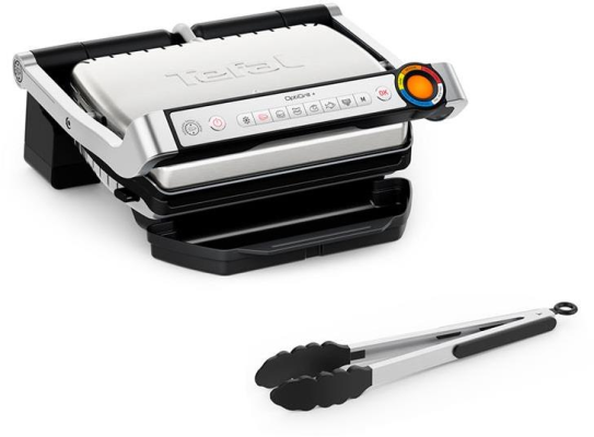 TEFAL Electric Grill | GC718D10 OptiGrill | Electric Grill | 2000 W | Stainless Steel / Black