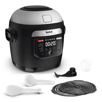 TEFAL Air Fryer and Multicooker | MY741CF0 Actifry | Power 1334 W | Capacity 6 L | Black / Silver