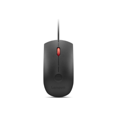 Lenovo Fingerprint Biometric USB Mouse Gen3 | Wired | USB-A | Black / Red