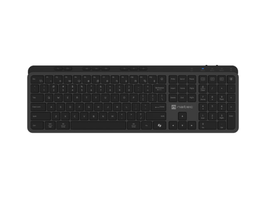 Natec Keyboard, Medusa, US Layout, X- Scissors Slim, Wireless, Black | Natec