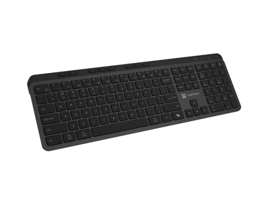 Natec Keyboard, Medusa, US Layout, X- Scissors Slim, Wireless, Black | Natec
