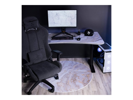 Arozzi Zona Round Floor Pad | White Marble