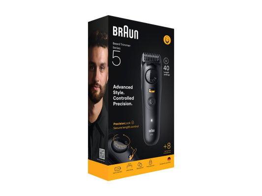 Braun Beard Trimmer | Series 5 BT5560 | Cordless | Number of length steps 40