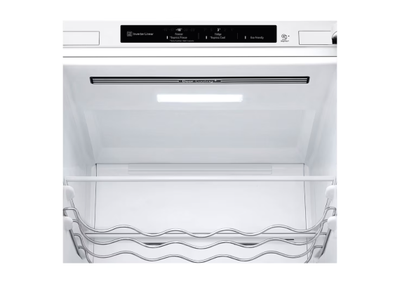 LG Refrigerator | GBV3200DSW | Energy efficiency class D | Free standing | Combi | Height 203 cm | No Frost system | Fridge net capacity 277 L | Freezer net capacity 110 L | Display | 35 dB | White