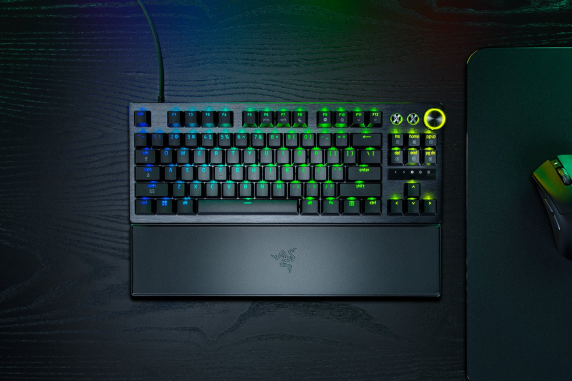 Razer Huntsman V3 Pro Tenkeyless 8KHz | Gaming keyboard | Wired | US | Black | USB Type-C | Razer Analog Optical Switch Gen-2