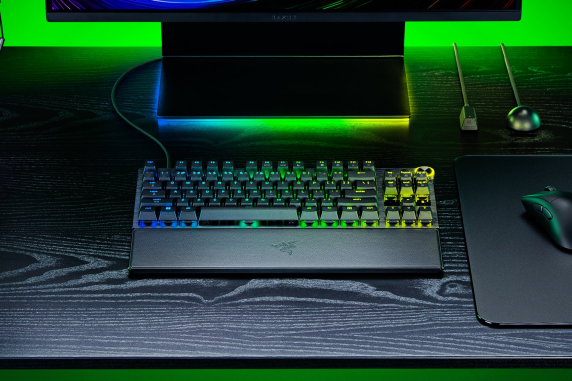 Razer Huntsman V3 Pro Tenkeyless 8KHz | Gaming keyboard | Wired | US | Black | USB Type-C | Razer Analog Optical Switch Gen-2