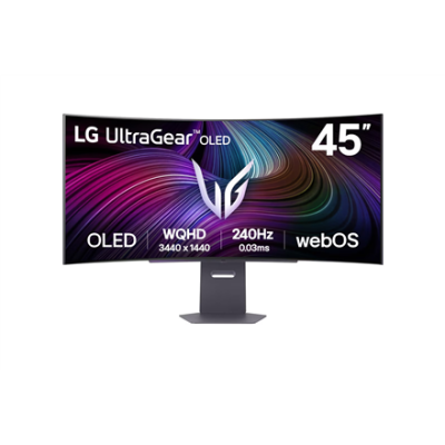 LG | 45GX90SA-B | 45 " | OLED | WQHD+ | 240 Hz | 0.03 ms | 3440 x 1400 pixels | 275 cd / m²