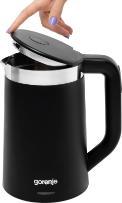 Gorenje Kettle | K17TRDW | Electric | 2200 W | 1.7 L | Plastic / Metal | 360° rotational base | Black