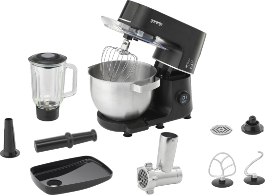 Gorenje | Kitchen Machine | MMC1000SCB | 1000 W | Number of speeds 12 | Bowl capacity 6 L