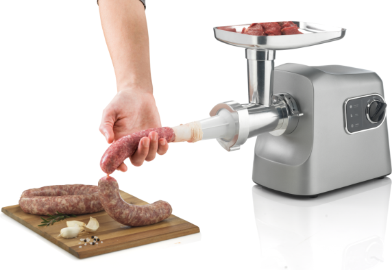 Gorenje Meat grinder | MG2500DS | Stainless Steel / White | 2500 W | Number of speeds 1 | Throughput (kg / min) 2.8