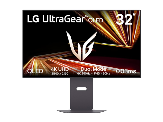 LG | 32GX870A-B | 32 " | OLED | UHD | 16:9 | 240 Hz | 0.03 ms | 3840 x 2160 pixels | 275 cd / m² | HDMI ports quantity 2