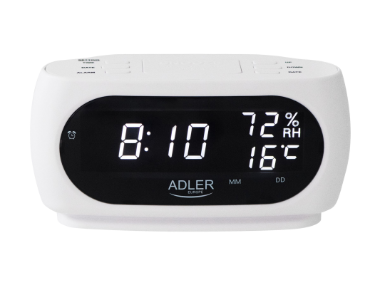 Adler LED clock with thermometer | AD 1186