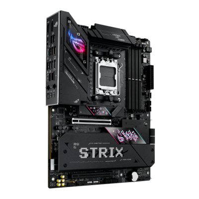 Asus ROG STRIX B850-E GAMING WIFI | Processor family AMD | Processor socket AM5 | DDR5 | Supported hard disk drive interfaces SATA, M.2 | Number of SATA connectors 4