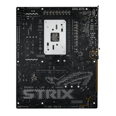 Asus ROG STRIX B850-E GAMING WIFI | Processor family AMD | Processor socket AM5 | DDR5 | Supported hard disk drive interfaces SATA, M.2 | Number of SATA connectors 4