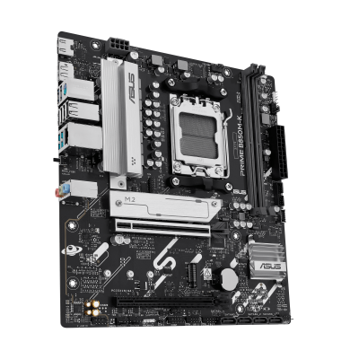 Asus PRIME B850M-K | Processor family AMD | Processor socket AM5 | DDR5 | Supported hard disk drive interfaces SATA, M.2 | Number of SATA connectors 4