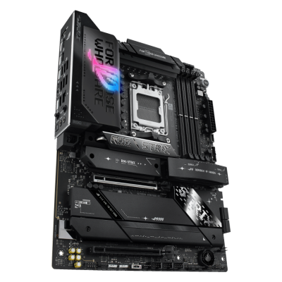 Asus ROG STRIX X870E-E GAMING WIFI | Processor family AMD | Processor socket AM5 | DDR5 | Supported hard disk drive interfaces SATA, M.2 | Number of SATA connectors 4
