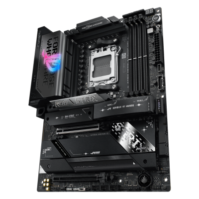 Asus ROG STRIX X870E-E GAMING WIFI | Processor family AMD | Processor socket AM5 | DDR5 | Supported hard disk drive interfaces SATA, M.2 | Number of SATA connectors 4