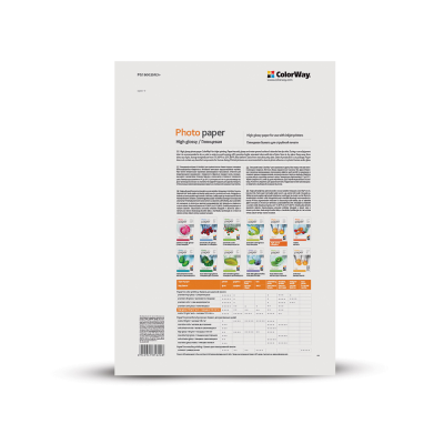 ColorWay Photo Paper, 20 sheets | 180 g / m² | A3+ | High Glossy