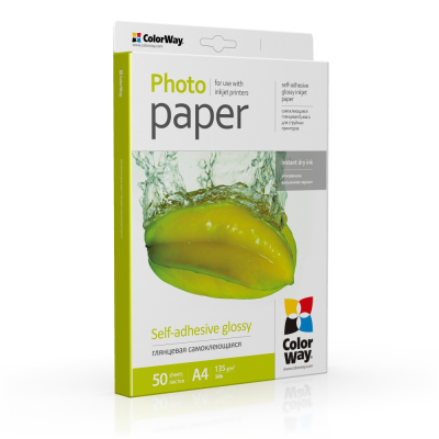 ColorWay Photo Paper, 50 sheets | 135 g / m² | A4 | Glossy