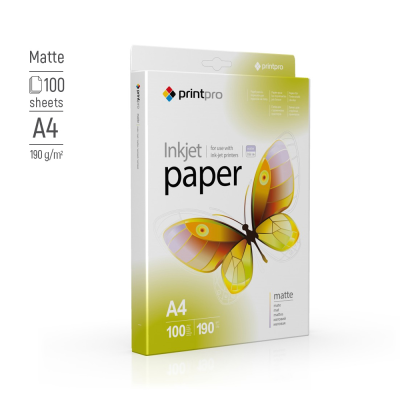 ColorWay PrintPro Photo Paper, 100 sheets | 190 g / m² | A4 | Matte