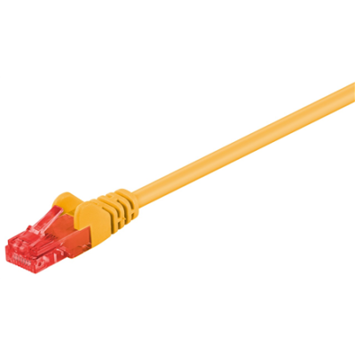 Goobay CAT 6, U / UTP | Patch cord | Yellow
