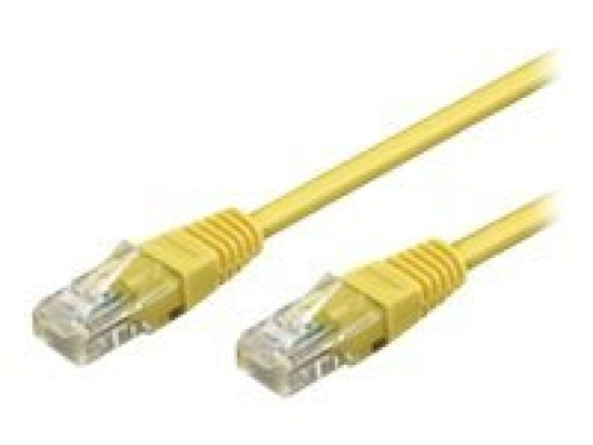 Goobay CAT 6, U / UTP | Patch cord | Yellow