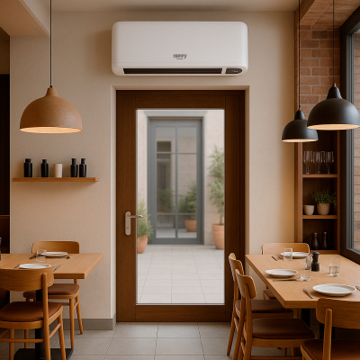 Camry Air Curtain Heater with LED Display | CR 7753 | Air curtain | 2000 W | White | IP22