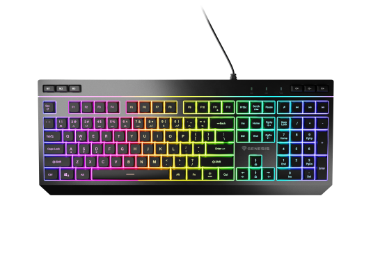 Genesis Rhod 530 | Membrane Gaming Keyboard | Wired | US | Black | USB Type-A