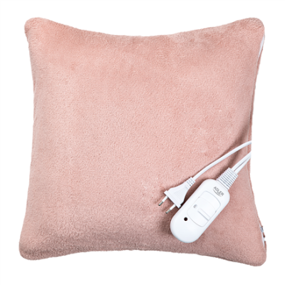 Adler Super Soft Electric Heating Pad | AD 7444 | Number of heating levels 2 | Number of persons 1 | Washable | Remote control | 80 W | Pink