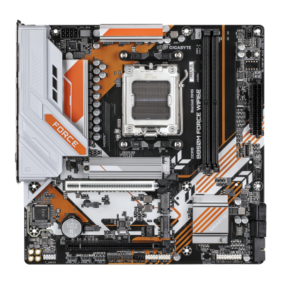 Gigabyte B850M FORCE WIFI6E (rev. 1.0) | Processor family AMD | Processor socket AM5 | DDR5 | Supported hard disk drive interfaces SATA, M.2 | Number of SATA connectors 4